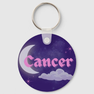 Porte-clés Cancer Céleste esthétique Dreamy Moon Cloud Stars