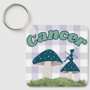 Porte-clés Cancer Cottagecore esthétique Fairy Musroom Design