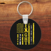 Porte-clés Cancer de l'enfant Traiter le cancer de l'enfant S (Recto)