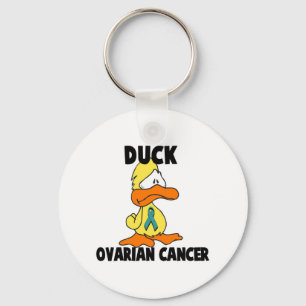Porte-clés Cancer de l'ovaire du canard