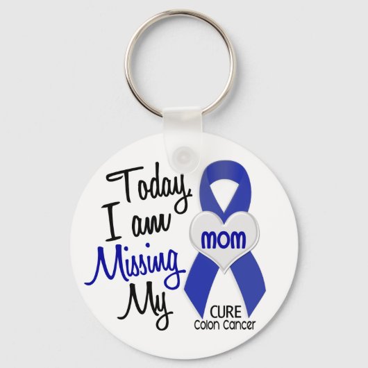 Porte-clés Cancer du côlon MANQUANT MA MÈRE (Recto)