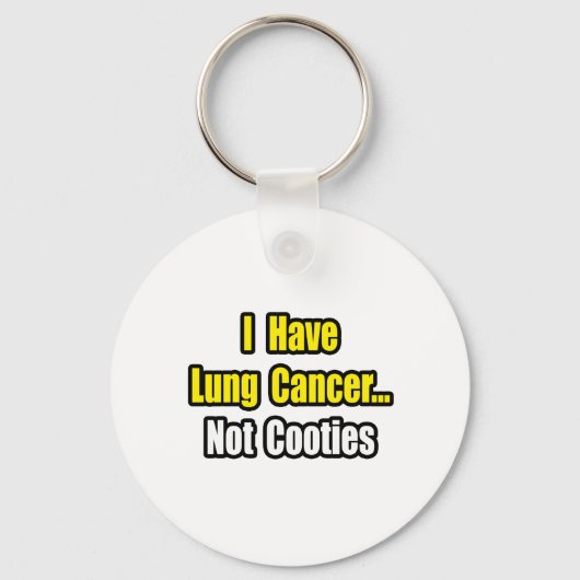 Porte-clés Cancer du poumon...Pas des cotés (Recto)