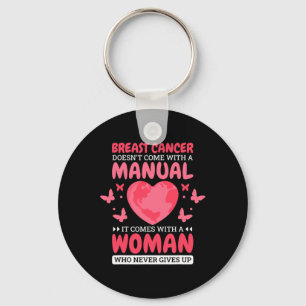 Porte-clés Cancer du sein Conception femme pour le cancer du