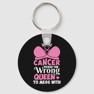 Porte-clés Cancer Du Sein La Mauvaise Reine À Mess Stron