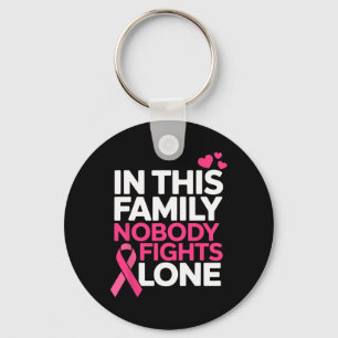 Porte-clés Cancer du sein Soutien du ruban rose Cancer du sei