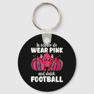 Porte-clés Cancer En Octobre Nous Portons Rose Et Regardons L