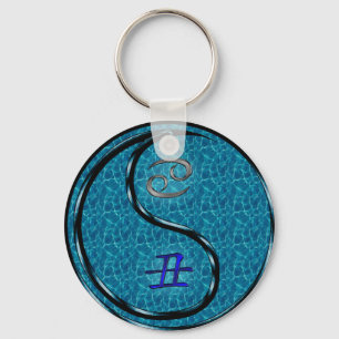 Porte-clés Cancer et ox d'eau