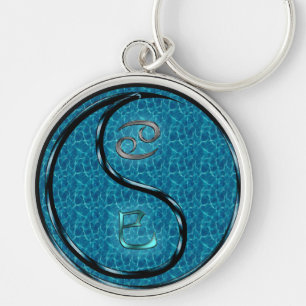 Porte-clés Cancer et serpent d'eau