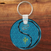 Porte-clés Cancer et singe de l'eau (Recto)