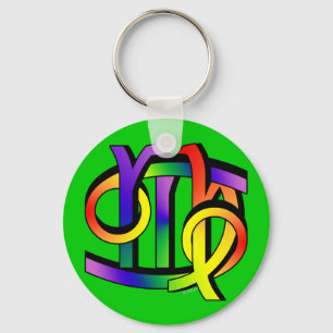 Porte-clés Cancer et Vierge GLBT