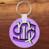 Porte-clés Cancer et virus PGy (Recto)