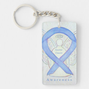 Porte-clés Cancer gastrique Porte - clé de ruban de sensibili