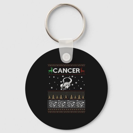 Porte-clés Cancer Noël Douleur moche (Recto)