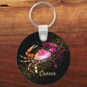 Porte-clés Cancer - Panneau astrologie zodiaque (Recto)