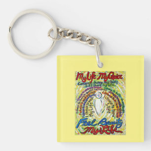 Porte-clés Cancer Poem Blanc Guardian Angel Pendentif Porte -