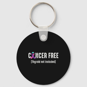 Porte-clés Cancer sans thyroïde Cancer Support Ribbon