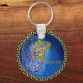 Porte-clés Cancer Zodiac Astrologie design Horoscope (Recto)