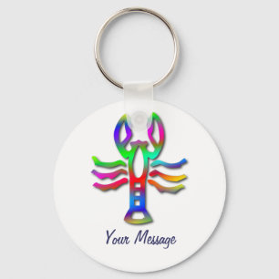 Porte-clés Cancer Zodiac étoile signe arc-en-ciel couleur