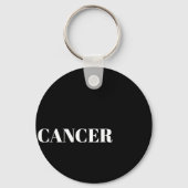 Porte-clés Cancer Zodiac Mot Cloud Inspiration (Verso)