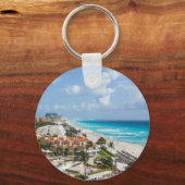 Porte-clés Cancun city on beachside (Recto)