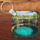Porte-clés Cancun Mexico Travel Cenote (Recto)