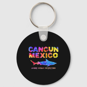 Porte-clés Cancun Mexique T Chemise Requin Aigle de pêche