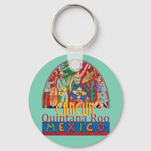 Porte-clés CANCUN Porte - clé du Mexique (Recto)