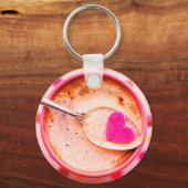 Porte-clés Candy coeur café porte - clé (Recto)