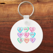 Porte-clés Candy Coeurs sucrés Aimer Valentines de jour Chemi (Recto)