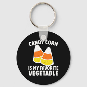 Porte-clés Candy Corn Est Mon Légumes Favoris Tee Retro Hall