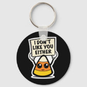 Porte-clés Candy Corn "Je ne t'aime pas non plus" (Verso)
