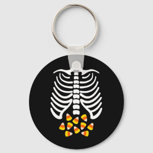 Porte-clés Candy Corn Skeleton Rib Cage Halloween Costume