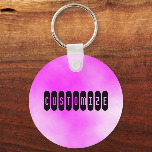 Porte-clés Candy floss - Modèle (Recto)