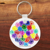 Porte-clés Candy Waters Artiste de l'autisme (Recto)