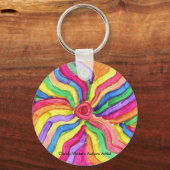 Porte-clés Candy Waters Artiste de l'autisme (Recto)