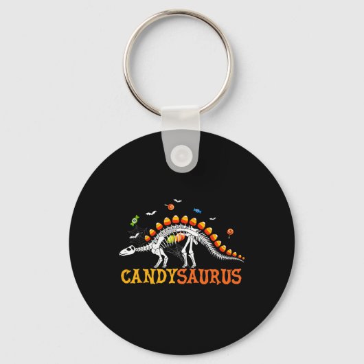 Porte-clés Candysaurus Candy Corn Dinosaur Skeleton Happy Hal (Recto)