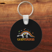 Porte-clés Candysaurus Candy Corn Dinosaur Skeleton Happy Hal (Recto)