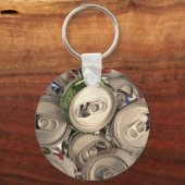 Porte-clés Canettes en aluminium, recyclées (Recto)