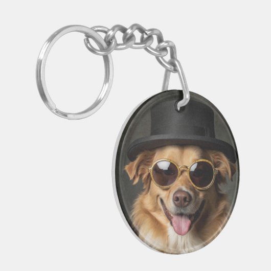 Porte-clés Caniche (Devant gauche)