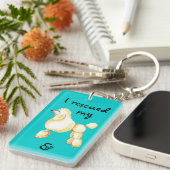 Porte-clés Caniche de délivrance (Devant droit)