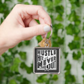 Porte-clés Canicule de baseball de baseball Hustle Citation c (main)