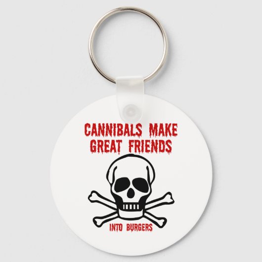 Porte-clés Cannibales amusants (Recto)