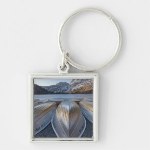 Porte-clés Canoë au lac