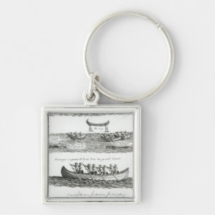 Porte-clés Canoë de l'Iroquois