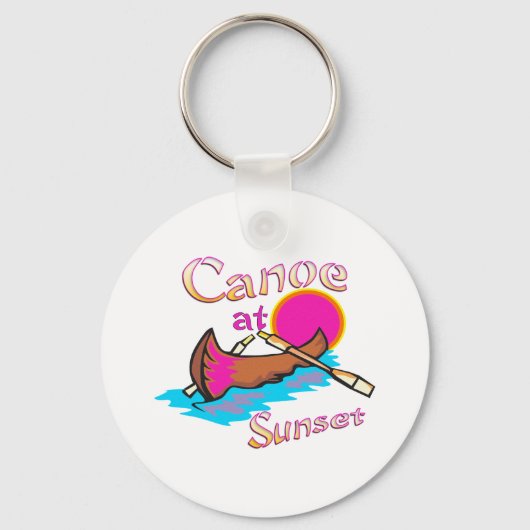 Porte-clés Canot de camping (Recto)