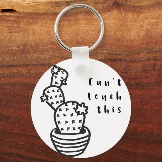 Porte-clés Cant Toucher Cactus (Recto)