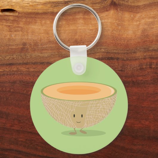 Porte-clés Cantaloupe souriant (Recto)