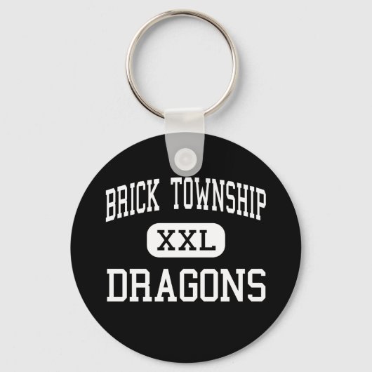 Porte-clés Canton de Brick - Dragons - High - Brick New Jerse (Recto)