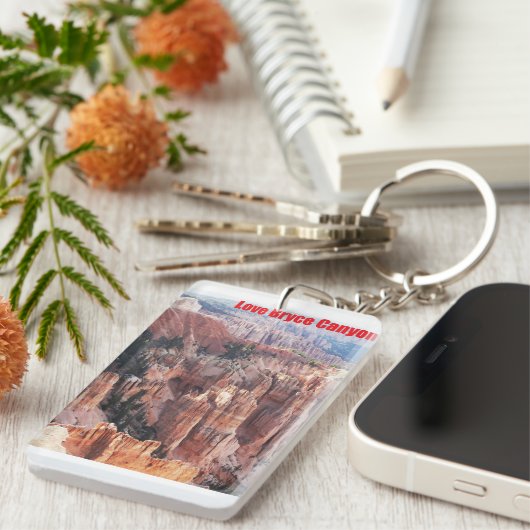 Porte-clés Canyon de Bryce d'amour (Devant droit)