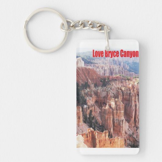 Porte-clés Canyon de Bryce d'amour (Devant)